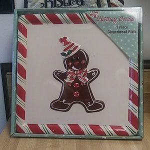 Ginger Bread Holiday Plate